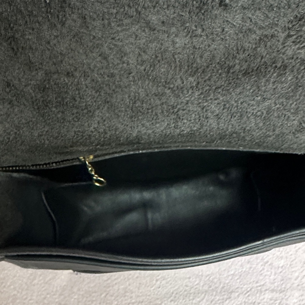 Coach Stewardess 9945 Vintage Black Glove Tanned Cowhide RARE FIND Made in USA - Picture 7 of 16